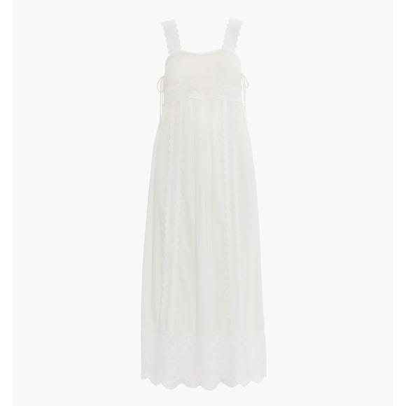 Hill House Home The Lux Nightgown - Soft Ivory Size XXSSoft Ivory / XXS - Picture 1 of 3